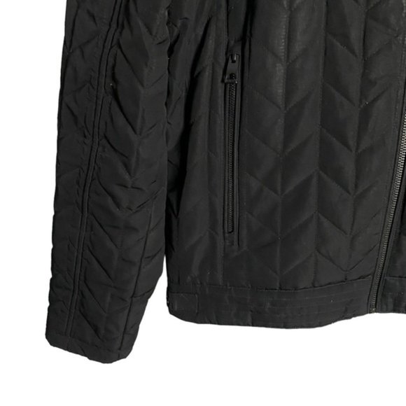 Guess Women's Black Quilted Puffer Jacket - Picture 4 of 12